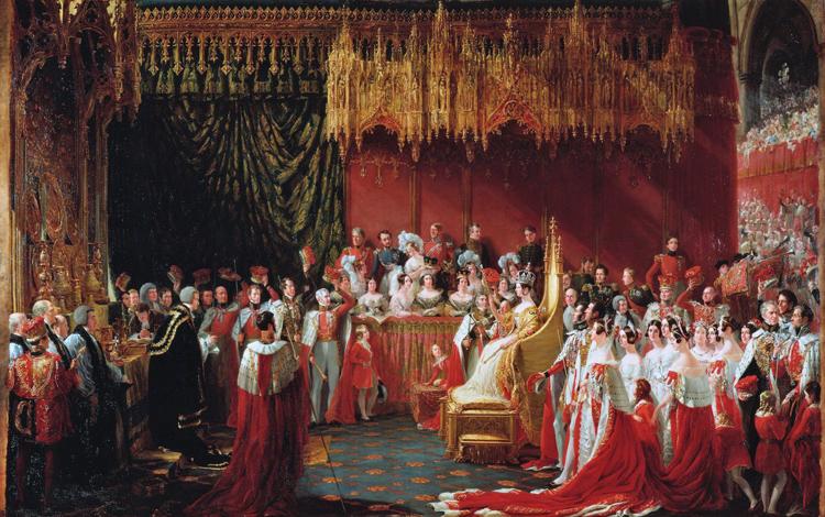 George Hayter The Coronation of Queen Victoria (mk25) oil painting image